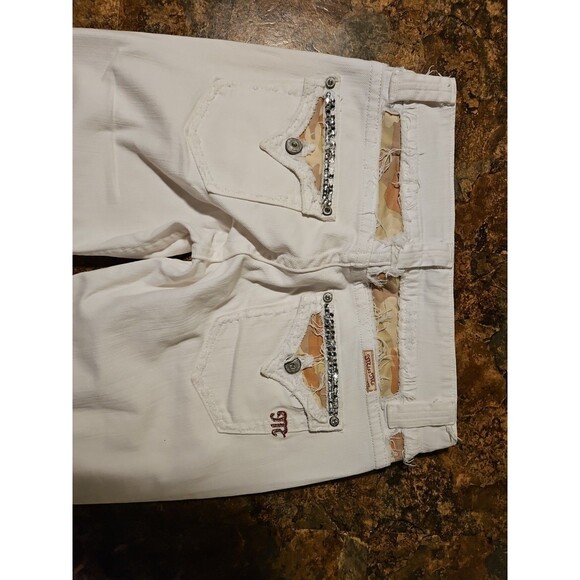 miss me capri size 29 Oyster Color Distressed Camo Bling (J6) - Picture 11 of 11